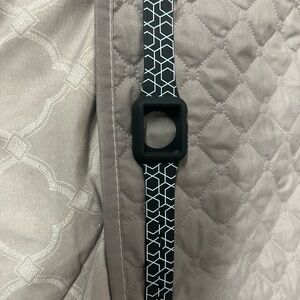 Black and White Geometric Watch Band